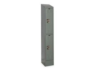 Assembled Locker, W 12, D 15, H 83, Gray