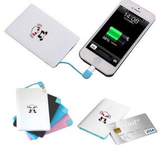Credit Card Sized 2500Mah 1A Micro USB Portable Power Banks (Pack of 2