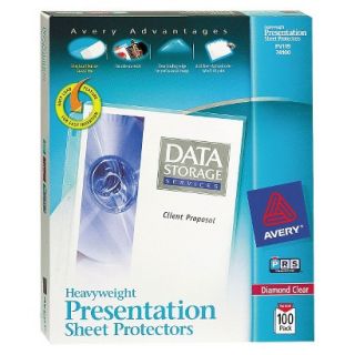 Avery® Heavy Gauge, Top Load Poly Sheet Protectors, Letter   Clear