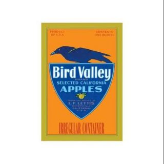 Bird Valley Brand Apples Print (Canvas Giclee 20x30)