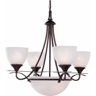 Durango 6 Light Chandelier by Volume Lighting