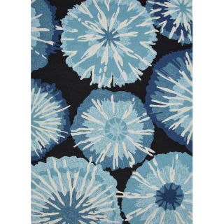 Jaipur Rugs Blue Barcelona Abstract Blue Indoor/Outdoor Area Rug