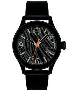 ESQ Movado Unisex Swiss ESQ One Black Silicone Strap Watch 43mm