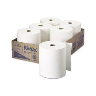 Kimberly Clark Professional Kleenex Hard Roll 1 Ply Paper Towels   6 Rolls per Carton