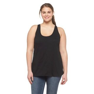 Plus Size Loose Fit Tank Black Mossimo Supply Co.
