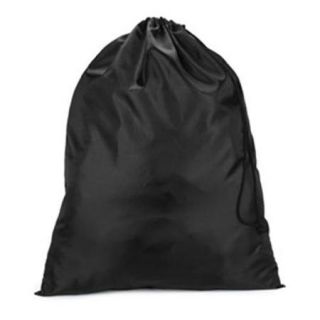 UltraClub 9008 Drawstring Laundry Bag   Black