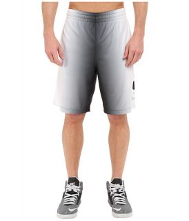 Nike Elite Stripe Plus Basketball Short Black/White/Wolf Grey/Metallic Silver
