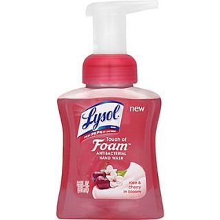 Lysol Touch of Foam Antibacterial Hand Soap, Rose & Cherry 8.5 oz.