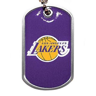 Los Angeles Lakers Dog Tag Necklace   12694228  