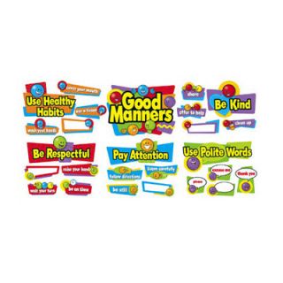 Bb Set Good Manners Bulletin Board Cut Out by Trend Enterprises