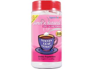 Sweet 'n Natural Stevia Powder (315 servings)   Superior Source   9.73 oz   Powder