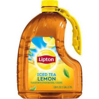 Lipton Lemon Iced Tea, 128 fl oz