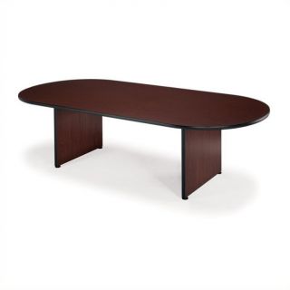 OFM 96" Curved Racetrack Conference Table in Mahogany   T4896RT MHGY