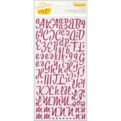 Amy Tangerine Thickers Alphabet Foam Rubber Stickers  