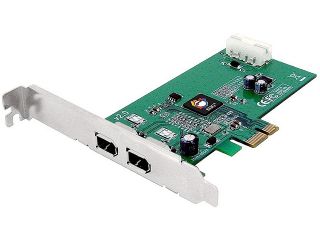SIIG FireWire 1394a 2 Port PCIe Card, Model NN E20012 S2