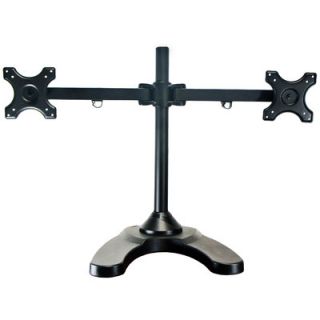 Mount it Dual Articulating Arm Freestanding Monitor Stand