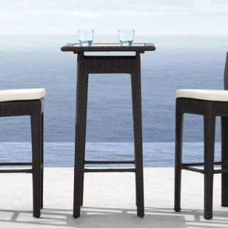 Railay Outdoor Pub Table in Dark Brown by dCOR design