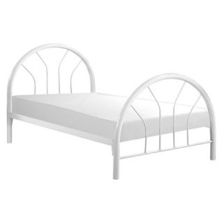Monarch Specialties Metal Bed Frame   White (Twin)