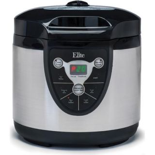 Elite Platinum EPC 607 6 qt Electric Stainless Steel Pressure Cooker with 6 Functions