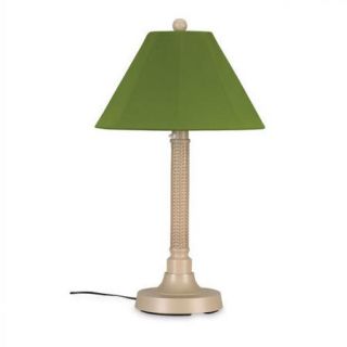 Patio Living Concepts Bahama Weave Thin Weave 34'' H Table Lamp with Empire Shade
