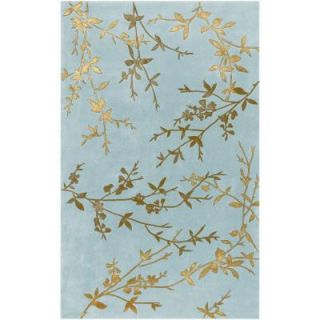 Artistic Weavers Alicia Spa Blue 3 ft. 6 in. x 5 ft. 6 in. Area Rug ALC 1000