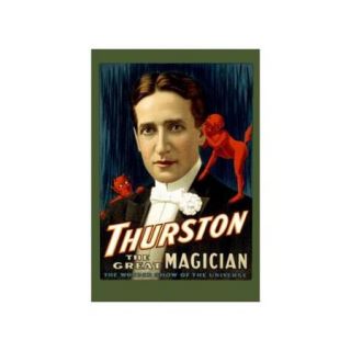 Thurston The Great Magician Print (Canvas 20x30)