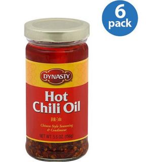 Dynasty Hot Chili Oil, 5.5 oz (Pack of 6)