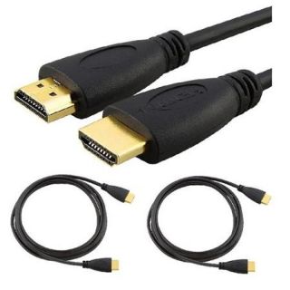 Insten 2x PREMIUM HDMI CABLE 6' 6FT For BLURAY 3D FULL HD DVD PS3 PS4 HDTV XBOX 360 ONE NINTENDO Wii U LCD HD TV 1080P