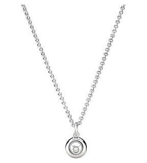 CHOPARD   Miss Happy 18ct white gold and diamond pendant necklace