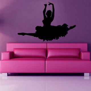 Ballet Ballerina Sticker Vinyl Wall Art   17216514  