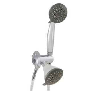 LDR Industries 5 Spray Hand Shower and Shower Head Combo Kit in Chrome 15709025
