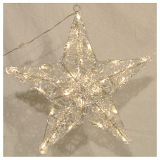 Queens of Christmas Five Point Star Lit with LED