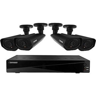 Defender Sentinel Pro 2TB Widescreen 4CH Security DVR with 4 Surveillance Cameras
