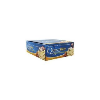 QuestBar Protein Bar Gluten Free   Vanilla Almond Crunch Box Quest Nutrition, LLC 12 Bars 1 Box