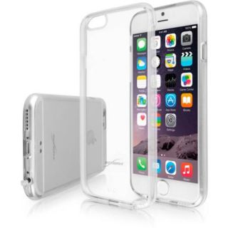 BoxWave Almost Nothing Slim Hybrid Hard Clear Case with TPU Bumper Rim for Apple iPhone 6s/iPhone 6