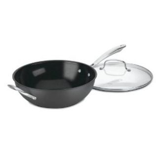 Cuisinart GG26 30H GreenGourmet Hard Anodized Nonstick Wok with Glass Cover