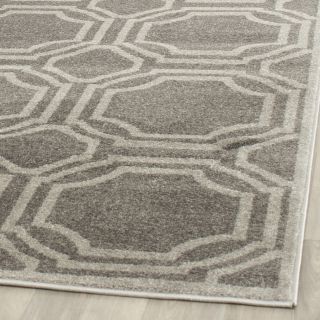 Safavieh Amherst Grey Rectangular Indoor and Outdoor Machine Made Throw Rug (Common 3 x 5; Actual 36 in W x 60 in L x 0.42 ft Dia)
