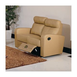 Beverly Hills Furniture Slope Leather Reclining Loveseat