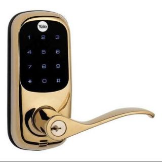 YALE REAL LIVING YRL220NCR605 Door Lever Lockset, Electronic Keypad