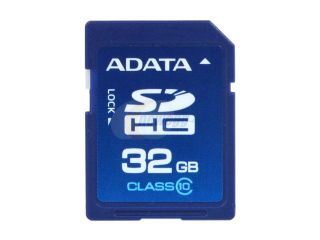 ADATA 32GB Class 10 Secure Digital High Capacity (SDHC) Flash Card Model ASDH32GCL10 R