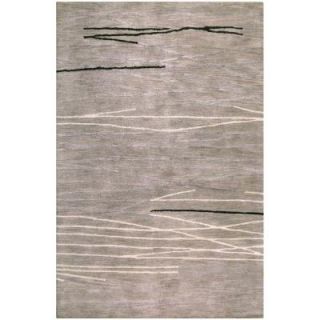 BASHIAN Greenwich Collection Lake Grey 7 ft. 9 in. x 9 ft. 9 in. Area Rug R129 GY 8X10 HG238