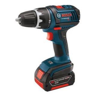 Bosch 18 Volt Compact Tough Drill Driver with (1) 1.5 Ah and (1) 3.0 Ah Batteries DDS181 03
