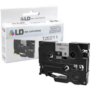 LD Compatible Brother TZe211 Black on White Tape Cartridge for use in Brother GL/PT/ST P Touch Printer Series