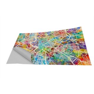 Rome Italy Street Map Wall Mural by Americanflat