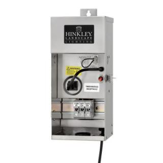 Hinkley Lighting 12 Volt and 15 Volt 150 Watt Stainless Steel Multi Tap Transformer 0150ss