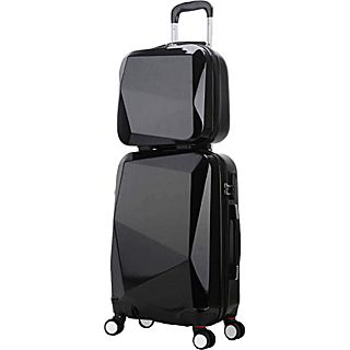 World Traveler Diamond 2 Piece Carry on Spinner Luggage Set