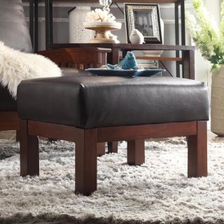 TRIBECCA HOME Hills Faux Leather Ottoman   11947566  