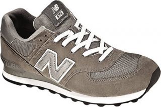 Mens New Balance M574 Running Shoe   Grey/Silver