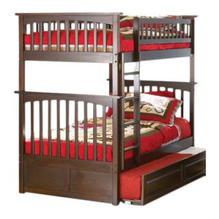 Columbia Twin Bunk Bed with Trundle by Atlantic Furniture