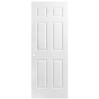 ReliaBilt Hollow Core 6 Panel Slab Interior Door (Common 24 in x 80 in; Actual 24 in x 80 in)